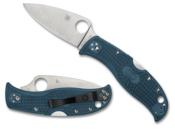 C262PBLK390 - Couteau SPYDERCO LeafJumper Blue Lightweigth