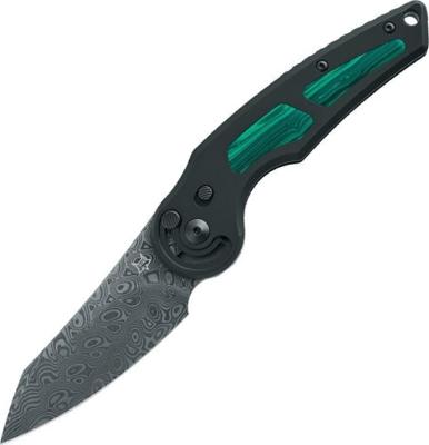 FOX555DM - Couteau FOX Jupiter Titanium Malachite Damas