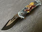 FTS268 - Couteau Dragon de Sang Ouverture Assistée 