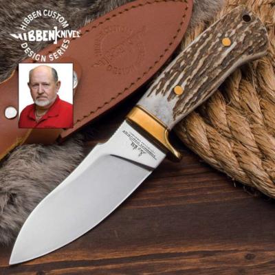 GH5084GS - Couteau HIBBEN Chugach Hunter Stag Special Edition