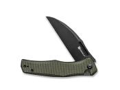 S210112 - Couteau SENCUT Watauga Micarta Vert Foncé