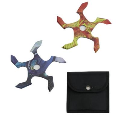 SETSTAR13 - Ensemble de 2 Etoiles à lancer Dragon avec Etui  