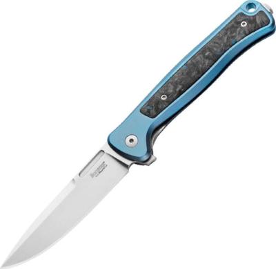 SK01BL - Couteau Skinny LIONSTEEL Titanium Bleu