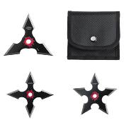 STARSPP2 - Set de 3 Etoiles  Lancer Black avec Etui