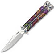 CP0004 - Couteau Papillon Multicolore