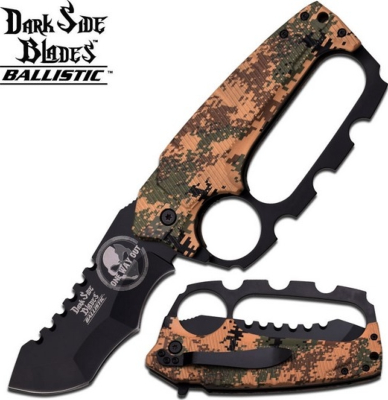 DSA012DM - Couteau Poing-Américain DARK SIDE BLADES