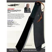 GH5007 - Poignard Rambo IV Machette HIBBEN