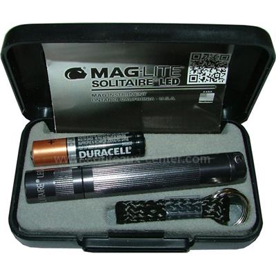 SJ3A092 - Torche MAGLITE LED Solitaire Porte-clés Grise