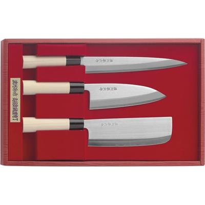 392600 - Coffret de 3 Couteaux Japonais