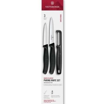 6.7113.33 - Set 3 Pièces VICTORINOX SwissClassic Noir