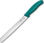 6.8634.21C1B - Couteau  Pain VICTORINOX SwissClassic 21cm Vert