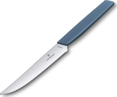6900612W2 - Couteau à Steak VICTORINOX Swiss Modern 12 cm Bleu Pastel