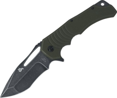 BF721G - Couteau BLACK FOX Hugin G10 Vert