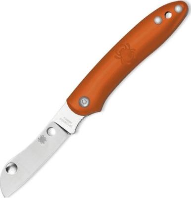 C189POR - Couteau SPYDERCO Roadie Orange