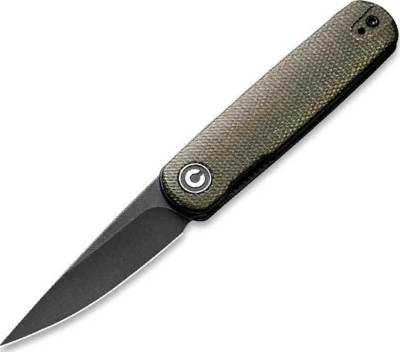 C200241 - Couteau CIVIVI Lumi Micarta Olive Noir