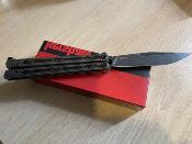 KS5150BW - Couteau Papillon KERSHAW Lucha Blackwash