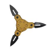 PPFTS3 - Etoile à Lancer / Shuriken Pliante PERFECT POINT Marron