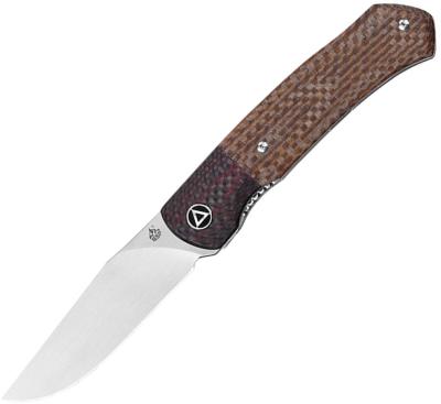 QS137B - Couteau QSP Gannet Carbone Micarta