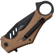 TF1044BR - Couteau TAC FORCE Linerlock A/O Brown