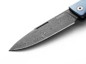 TLD.BL - Couteau LIONSTEEL Thrill Titanium Bleu Damas