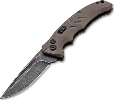 01BO483 - Couteau Automatique BOKER PLUS Intention II Coyote