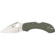 C28GPFG - Couteau SPYDERCO Dragonfly G-10 Green
