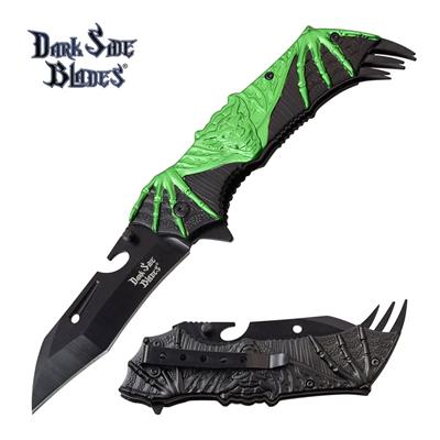 DSA066GN - Couteau DARK SIDE BLADES Bat Linerlock A/O Green