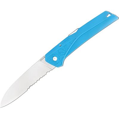 FLKMBLEU - Couteau FLORINOX Kiana Bleu Crantée