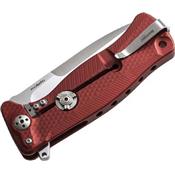 SR11ARS - Couteau LION STEEL SR11 Aluminium rouge avec Clip