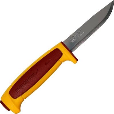 MO14148 - Couteau MORA Basic 546 Rouge/jaune Inox Ed. Limitée 2023