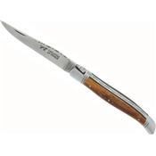 2844 - Couteau Laguiole LE FIDELE Manche Bois de Pistachier 12 cm Inox