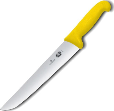 55208 - Couteau de boucher VICTORINOX manche jaune