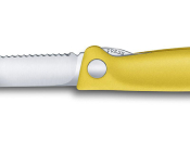 6.7836.F8B - Couteau Office Pliant VICTORINOX Swissclassic 11 cm Jaune à Dents