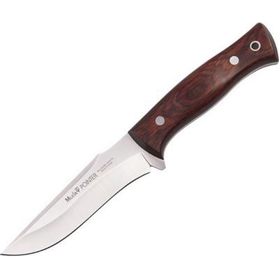 9330 - Poignard MUELA Pointer Stamina 12 cm Inox + Etui Cuir