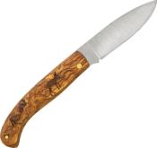 AP78CHA - Couteau de Poche Bois d'Olivier Personnalisation Chamois