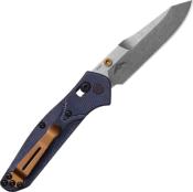 BEN945-04 - Couteau BENCHMADE Mini Osborne Denim Micarta