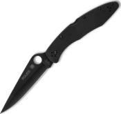 C07BKP - Couteau SPYDERCO Police Black Blade