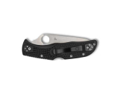 C243FPSBKBL - Couteau SPYDERCO Endela Lightweight Thin Blue line Noir