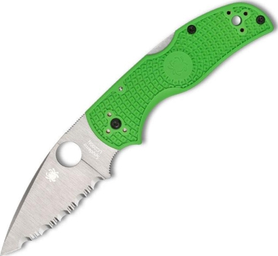 C41SGR5 - Couteau SPYDERCO Native® 5 Salt® Green