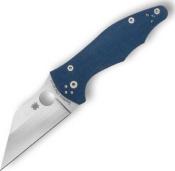 C85GPCBL2 - Couteau SPYDERCO Yojimbo CPM SP27 Bleu