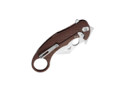 LE1AES - Couteau LIONSTEEL Karambit L.E.One Marron