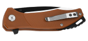 QS122A - Couteau QSP Raven G10 Marron