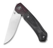 QS137A - Couteau QSP Gannet Carbone Micarta