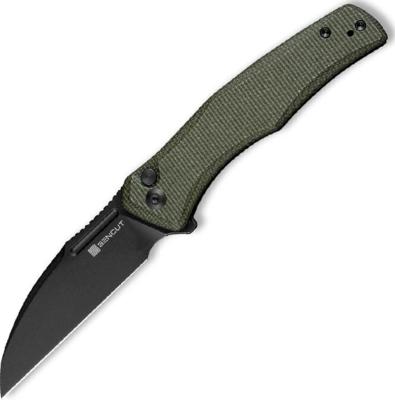 S210112 - Couteau SENCUT Watauga Micarta Vert Foncé