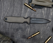 SGPENTFXCOVFDE - Couteau Fixe SOG Pentagon FX Covert Flat Dark Earth