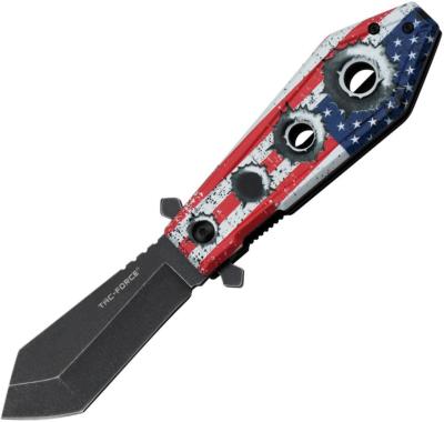 TF1048F - Couteau TAC FORCE American Flag Linerlock A/O 