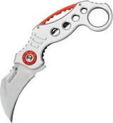 TF578S - Couteau TAC FORCE Karambit Linerlock Silver A/O