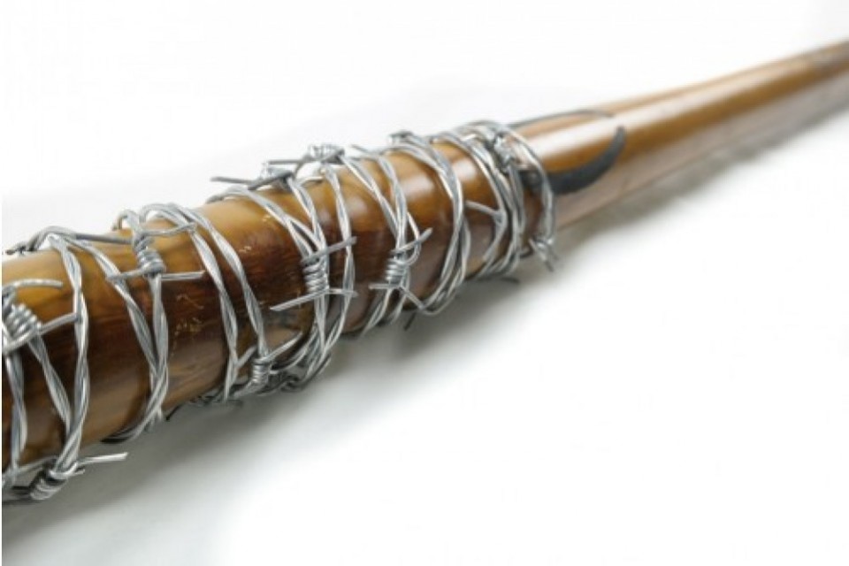 Batte De Baseball Cosplay The Walking Dead - Accessoire Déguisement Halloween - Arme Factice - Neuf