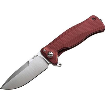 SR11ARS - Couteau LION STEEL SR11 Aluminium rouge avec Clip