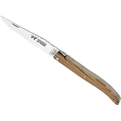 2835 - Couteau Laguiole LE FIDELE Plein Manche Chêne 12 cm Inox